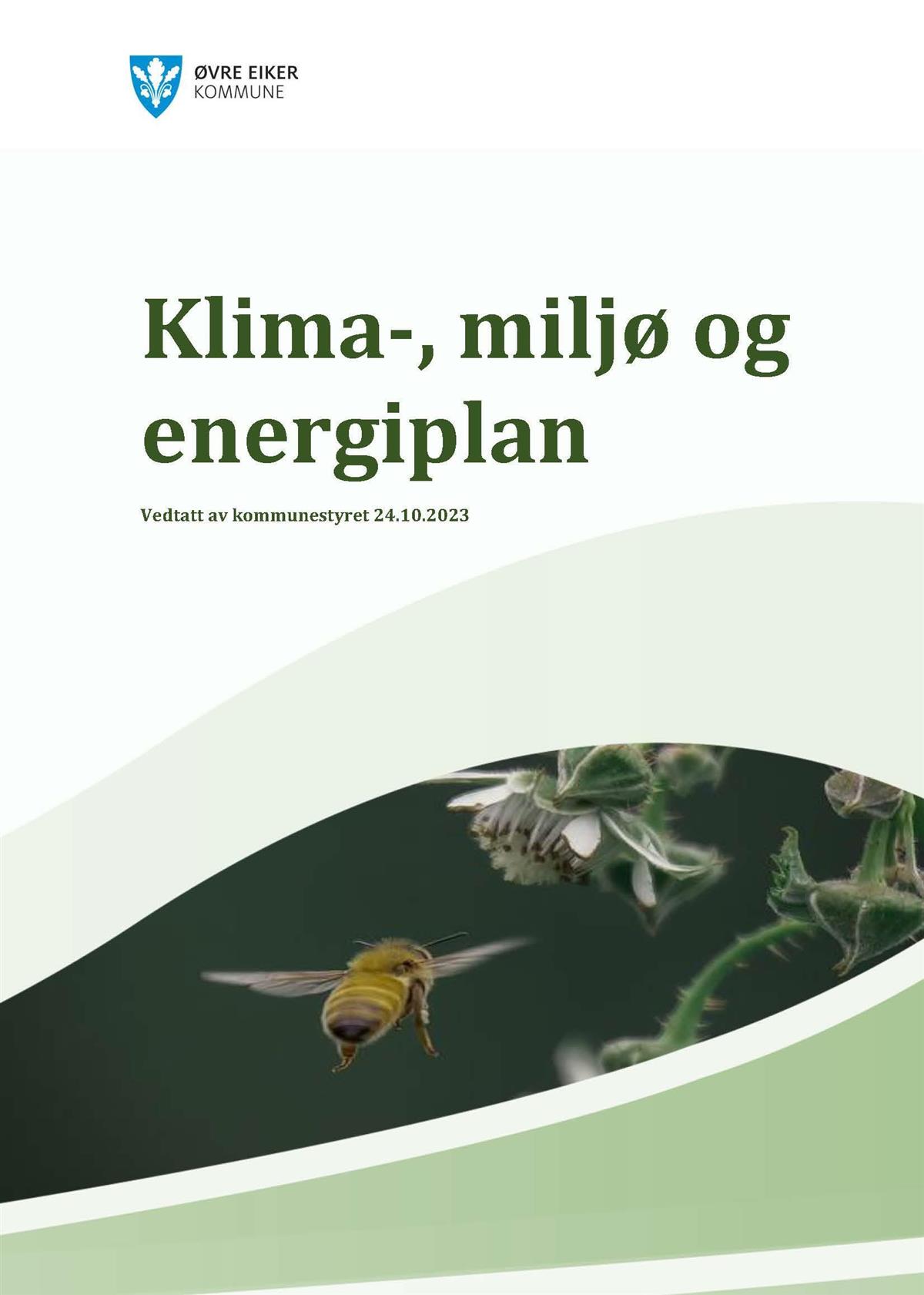 Forside klima,- miljø- og energiplan - Klikk for stort bilde